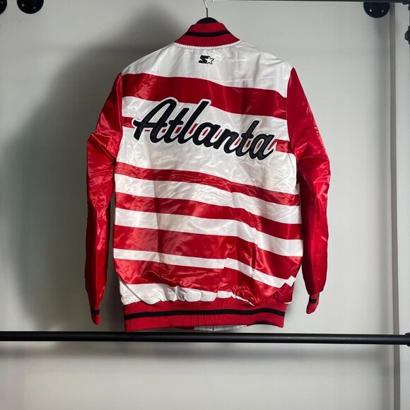 Starter Atlanta Falcons Satin Jacket size S - Picture 2 of 3